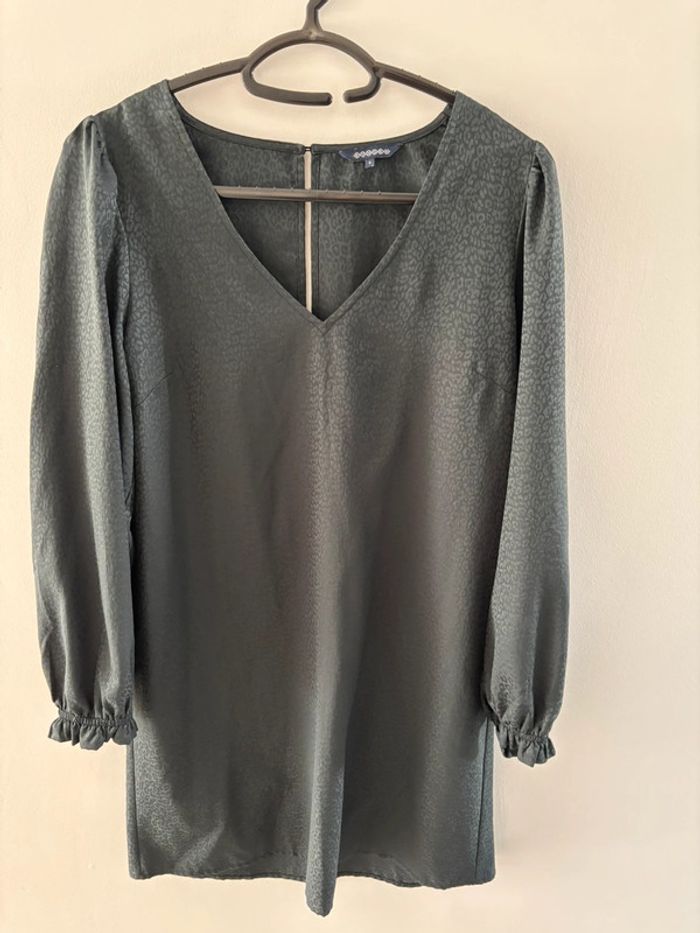 Robe fluide imprimé léopard