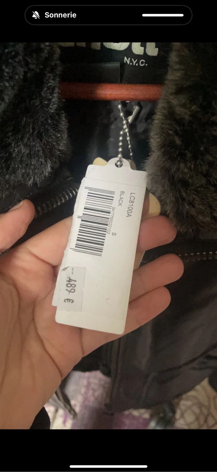 Veste en cuir schott - photo numéro 5