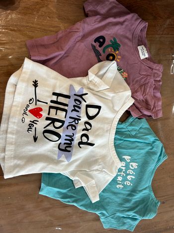 Lot de 3 t shirt