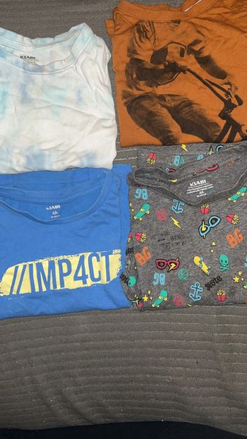 Lot tee-shirts kiabi
