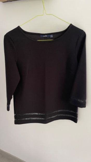 Blouse noire 34/36 Kiabi