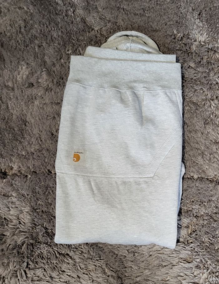🔥 Magnifique Sweat à Capuche Carhartt Rework – Gris Chiné – Taille XL – NEUF 🔥 - photo numéro 9