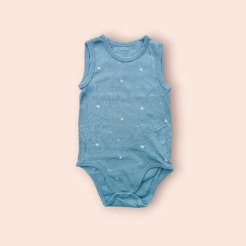 🔸Body Bleu Sans Manches Garçon - Kiabi 24 Mois🔸