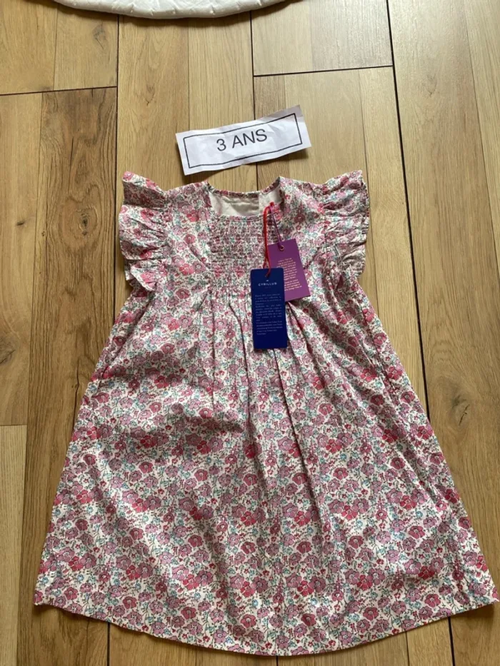 Robe légère liberty cyrillus 36 mois