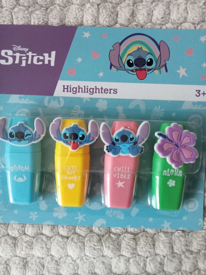4 surligneurs Stitch - photo numéro 2