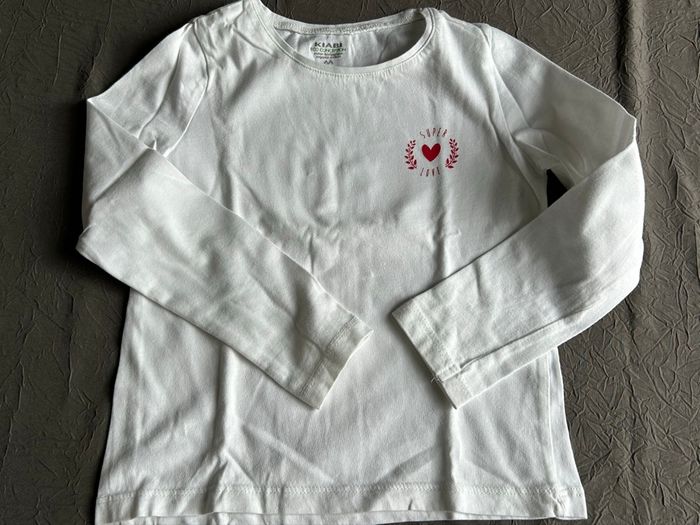 Lot de 5 t-shirts manches longues petite fille « Kiabi » - photo numéro 3
