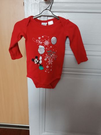 Body Disney rouge et multicolore