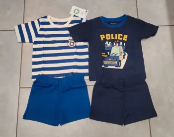 Lot pyjashorts 2 ans