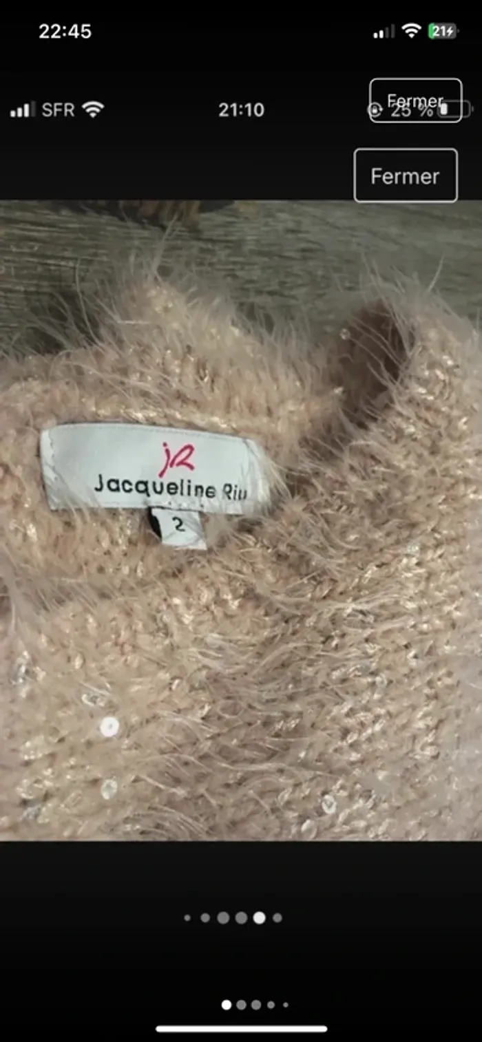 Magnifique pull En 38/40 tout doux tout chaud de marque Jacqueline Riu excellent état