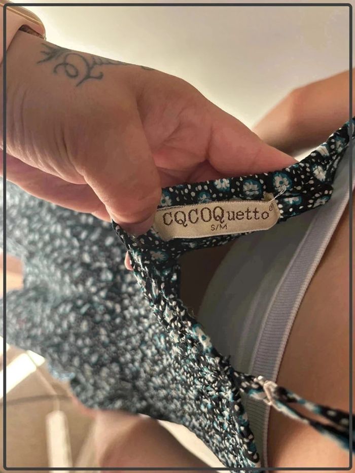 Robe courte taille 36/38 marque coquetto * - photo numéro 4