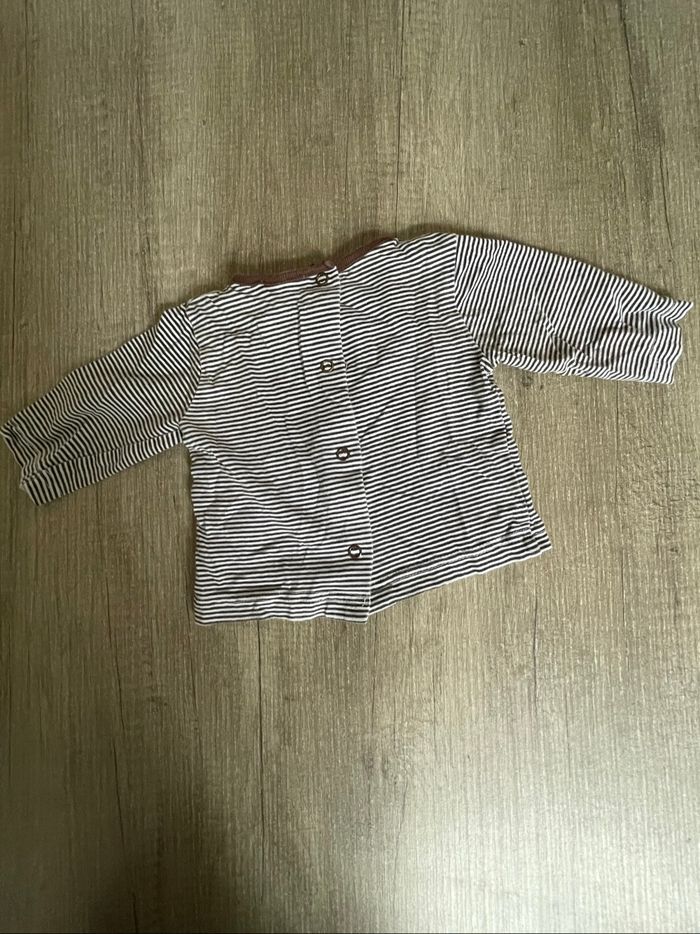 T-shirt manches longues 3 mois - photo numéro 2