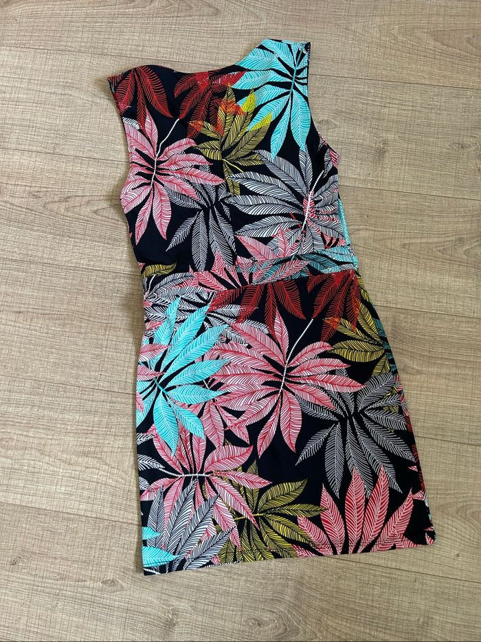 Robe imprimée sans manches Camille de Paris taille unique excellent état - photo numéro 8