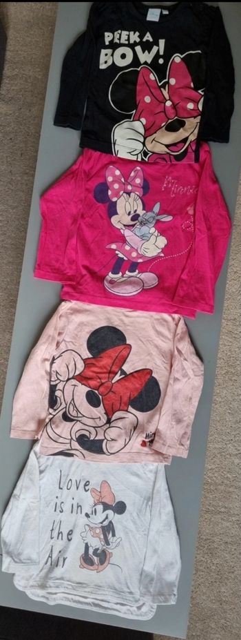 Haut manches longues Minnie filles