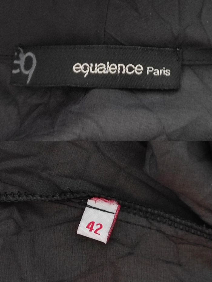 Robe pirate veste portefeuille noir vintage / Equalence Paris - 42/XL - photo numéro 14