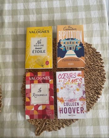 Lot 4 livres de poche 