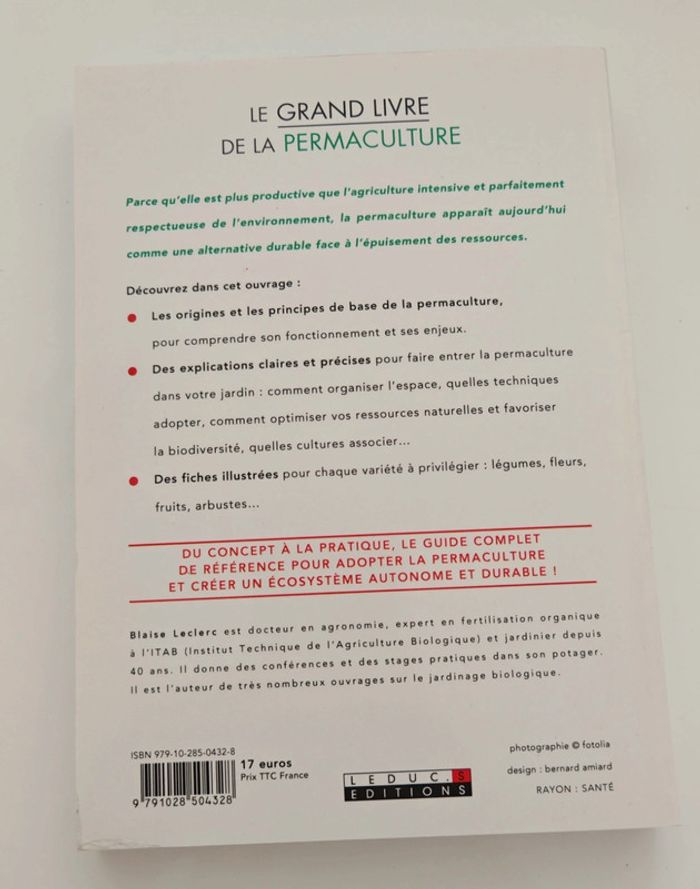 Le grand livre de la permaculture – Blaise Leclerc | Guide complet, techniques & principes - photo numéro 2