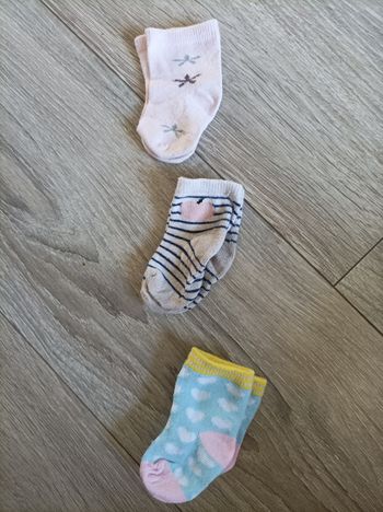 Lot de 3 paires de chaussettes bébé