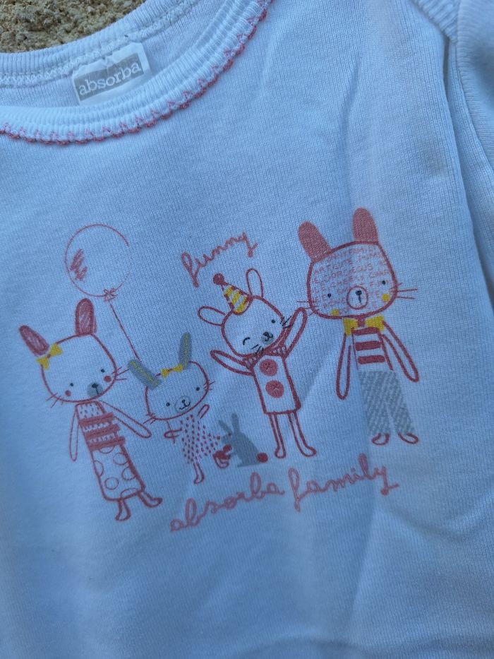 👚 Body manches courtes Absorba 2 ans - photo numéro 3