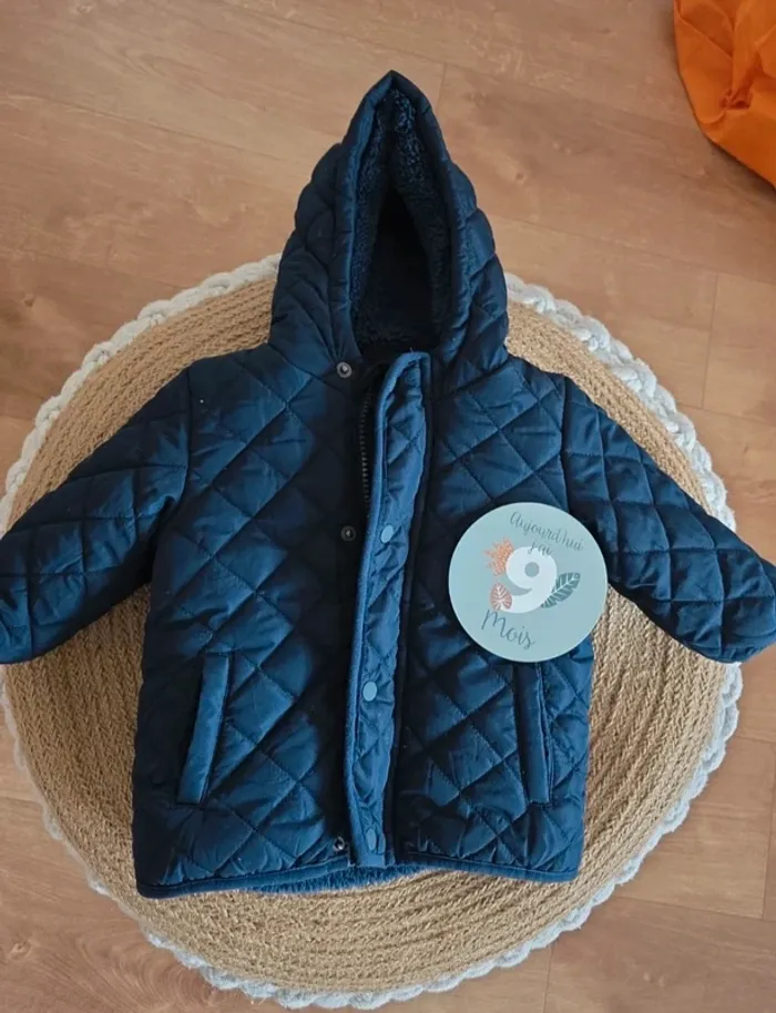 Manteau chaud bébé garçon Orchestra 9 mois