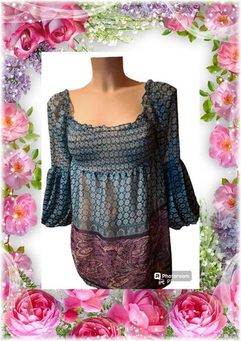 💫🌸Top très léger et transparent manches longues pour femme 🌸💫