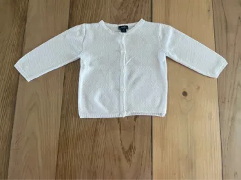 Gilet blanc 6 mois – Kiabi