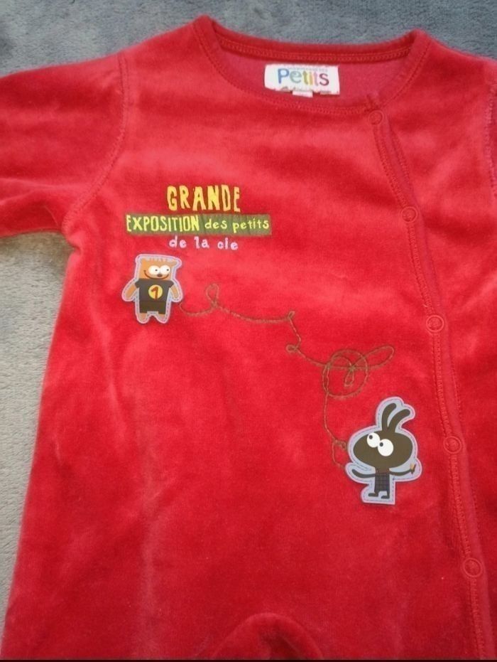 Grenouillère 3 mois " lapin 🐰" - photo numéro 2