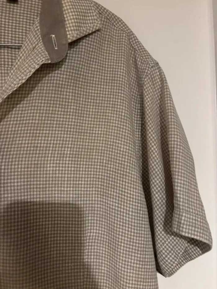Chemise à carreaux manches courtes Devred taille L - photo numéro 5