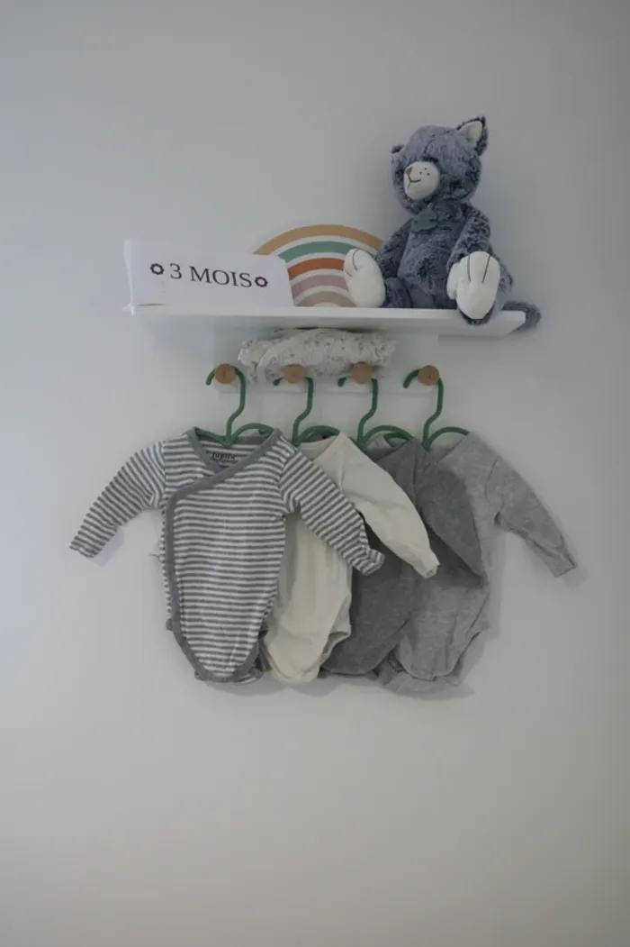 Lot bodies hiver garçon Lupilu 3 mois