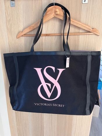 Sac cabas noir et rose Victoria Secret neuf