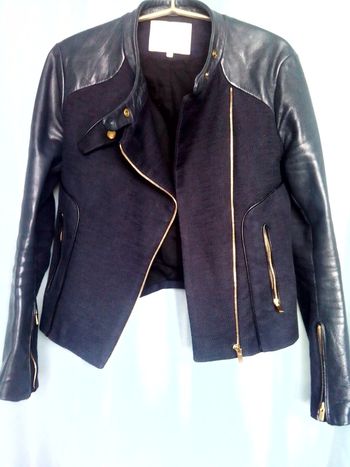 Magnifique Veste en cuir Maje