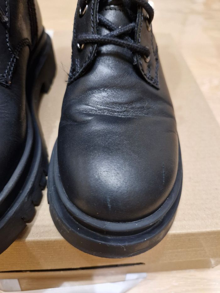 Bottines en cuir Zara - photo numéro 3
