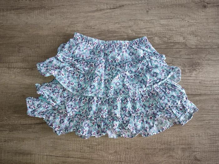 Jupe 4 ans Tissaia à fleurs