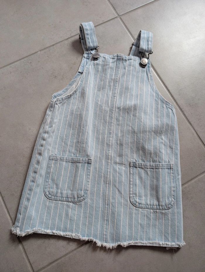 Robe salopette en jean