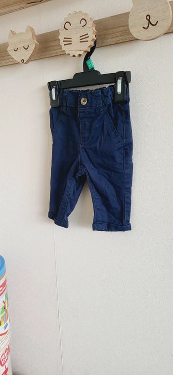 Pantalon bleu marine 3 mois kiabi