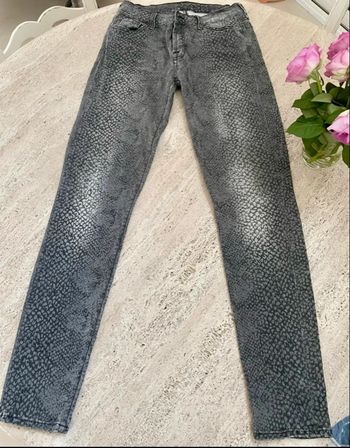 Jean imprimé peau de serpent • Très bon état • 7 For All Mankind