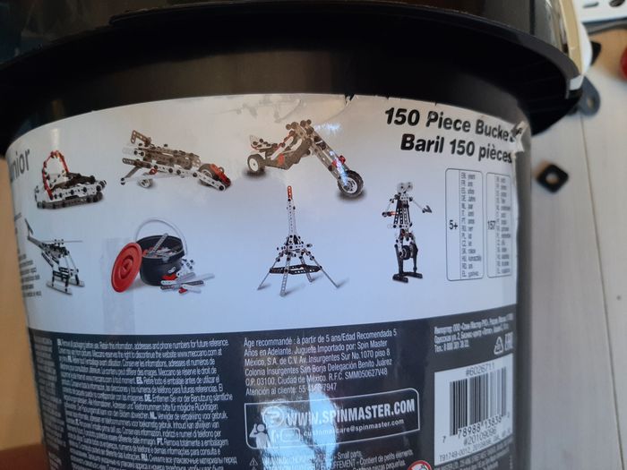 MECCANO Junior_ Barril 150 pièces - photo numéro 3