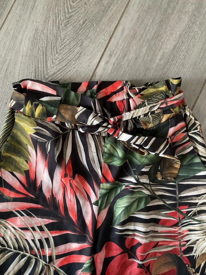 Pantalon léger motif feuillage 36 - photo numéro 2
