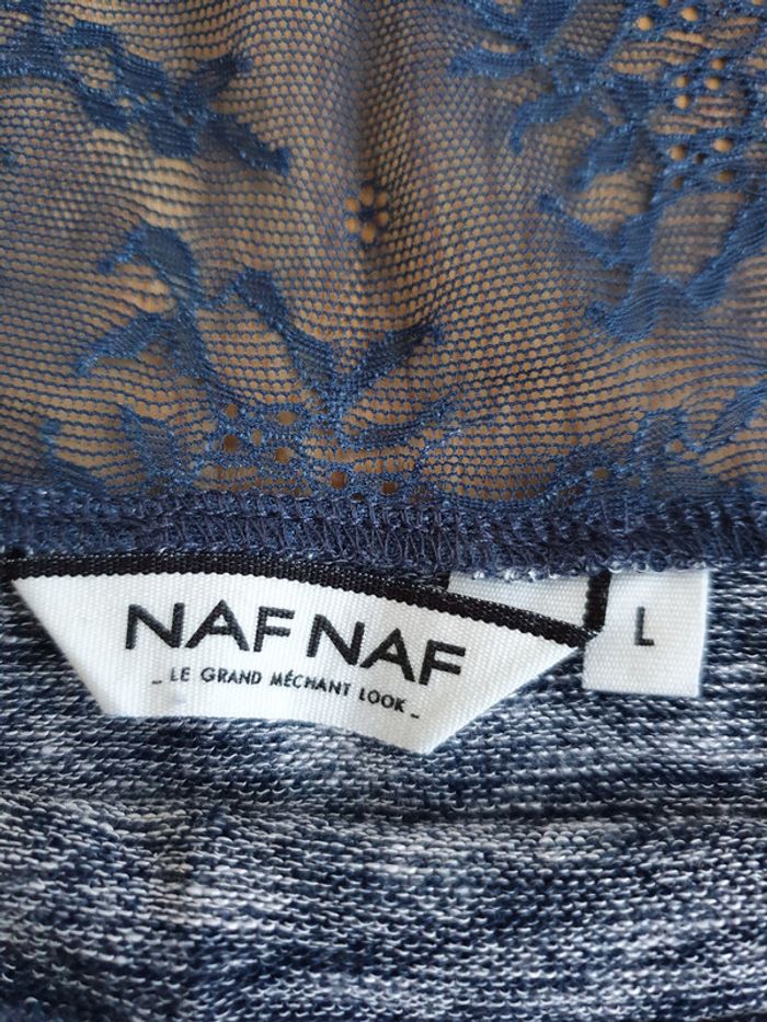 Pull bleu nafnaf - photo numéro 3