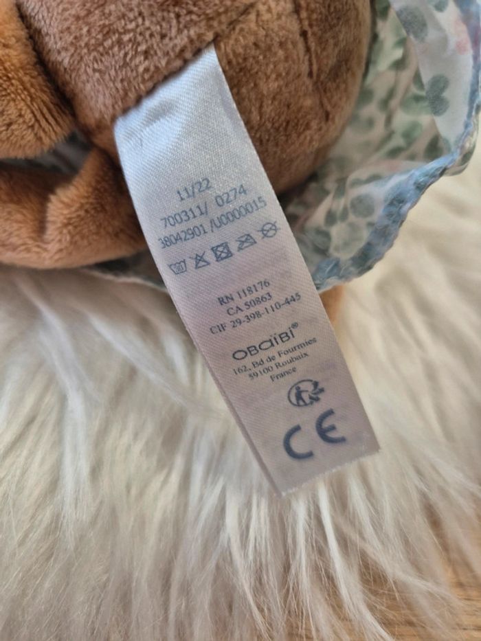 🌿 Magnifique poupée peluche soupe Obaïbi - photo numéro 5