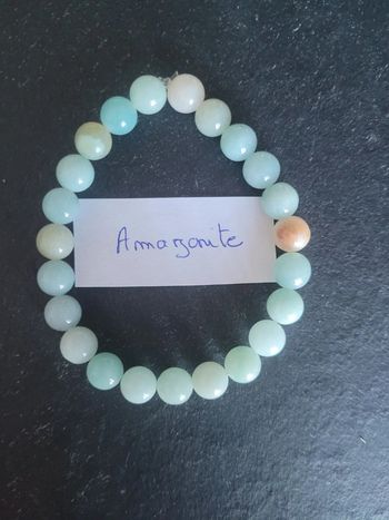 Bracelet en pierres naturelles d amazonite