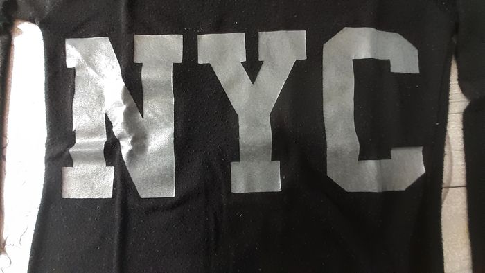 Sweet noir motif écriture grise - photo numéro 2