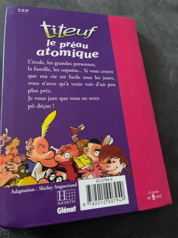 Livre bibliothèque rose titeuf le préau atomique - photo numéro 5