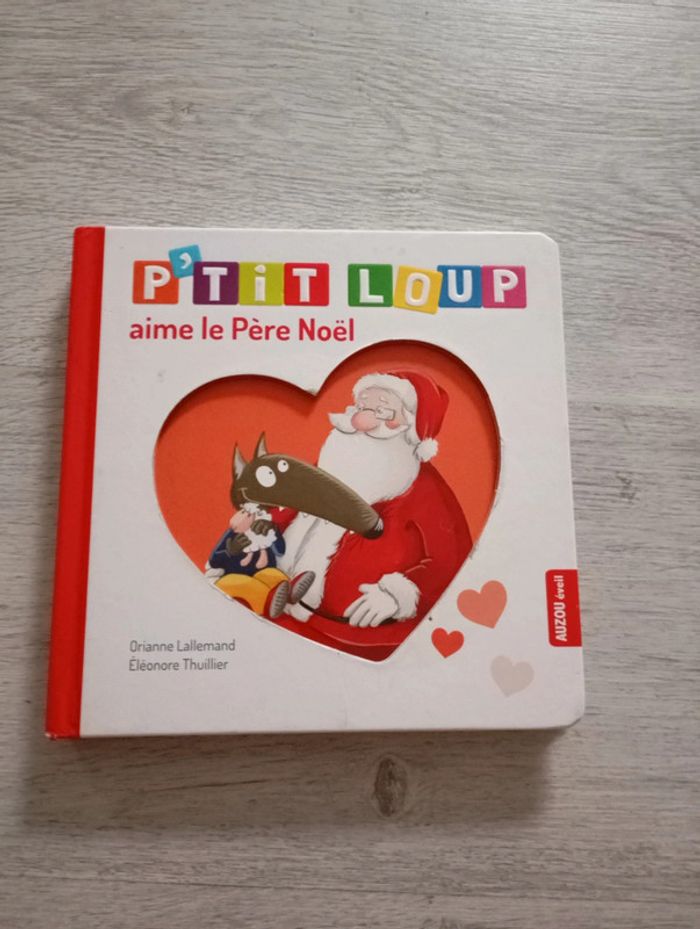 Livre p tit loup aime le pere Noël