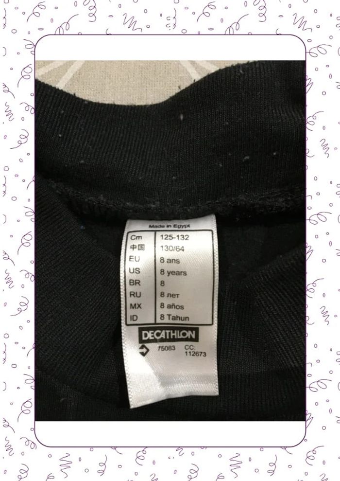 T-shirt wedze noir - photo numéro 4