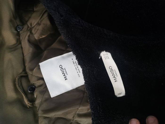 Manteau mango kaki m - photo numéro 9