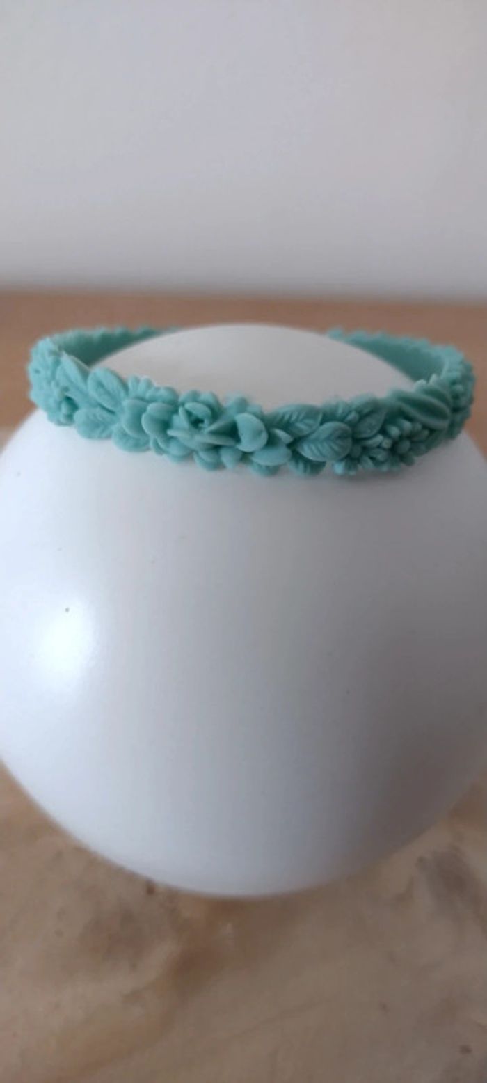 Bracelet silicone boho fleurs 3D - photo numéro 6