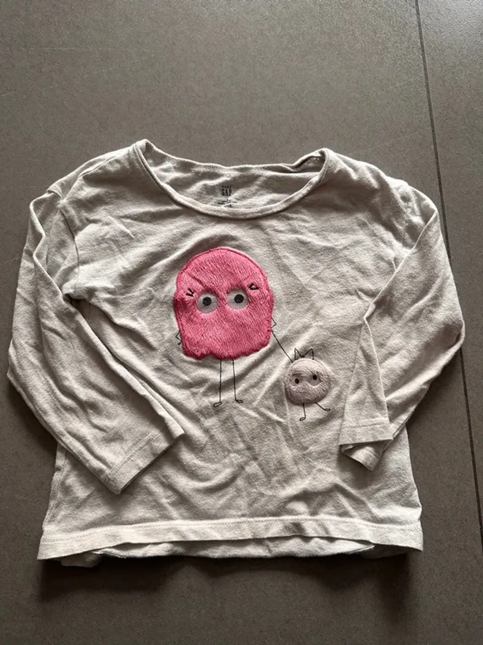 T-shirt longues manches 3 ans