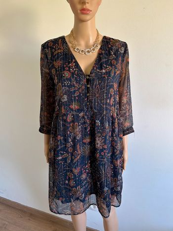 Robe imprimée avec manches 3/4 Vero Moda taille M jamais portée