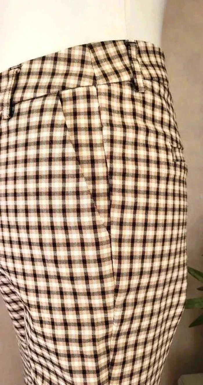 Magnifique pantalon à carreaux Amisu Taille 38 - photo numéro 4