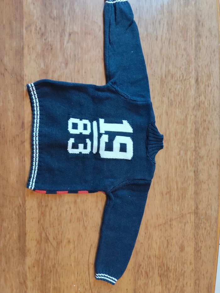 Lot de 3 pulls/gilet pour garçon taille 12 mois - photo numéro 6
